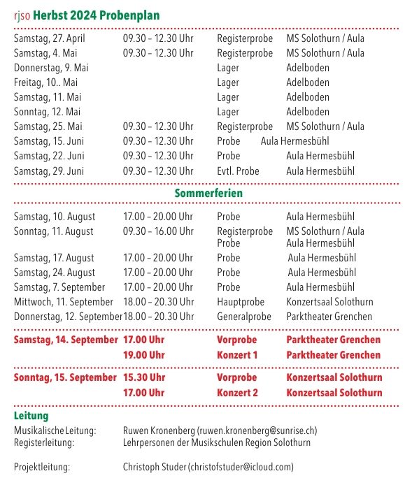 rjso Herbst 2024 Probenplan